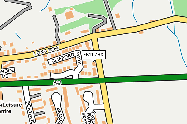 FK11 7HX map - OS OpenMap – Local (Ordnance Survey)