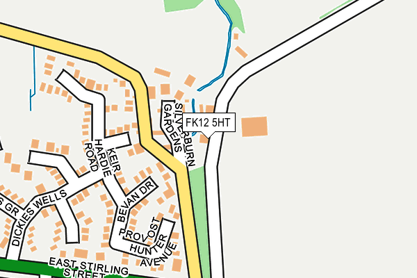 FK12 5HT map - OS OpenMap – Local (Ordnance Survey)