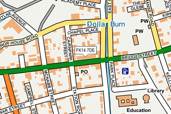 Map of DOLLAR WORKSHOP LTD at local scale