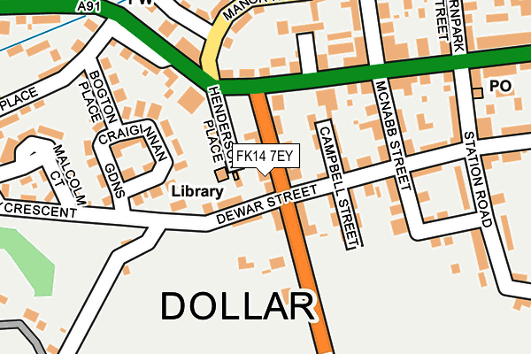 Map of D-FOUR TECHNICAL SERVICES LTD at local scale
