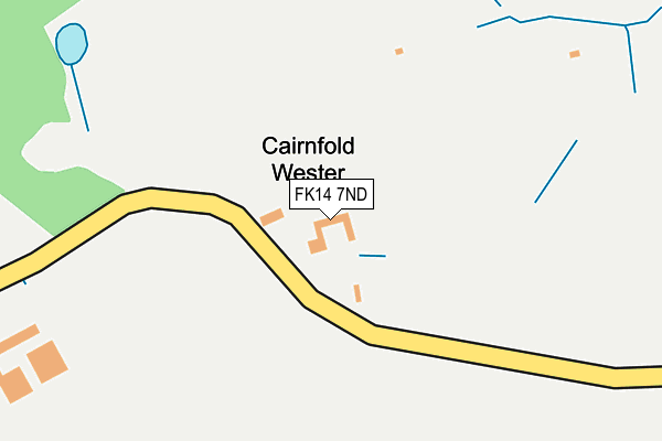 FK14 7ND map - OS OpenMap – Local (Ordnance Survey)