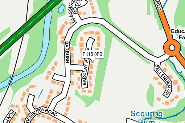 Map of STIRLING ORTHOPAEDIC & SPORTS INJURY CLINIC LIMITED at local scale