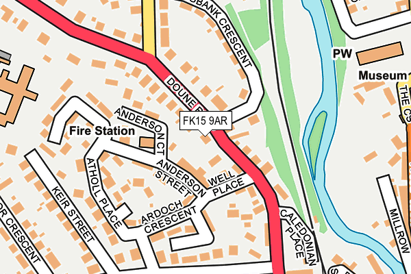 Map of P4 (SCOTLAND) LIMITED at local scale