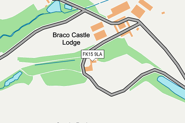 FK15 9LA map - OS OpenMap – Local (Ordnance Survey)