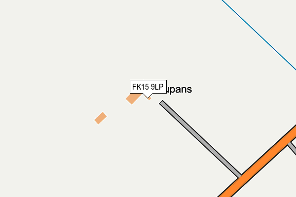 FK15 9LP map - OS OpenMap – Local (Ordnance Survey)