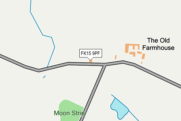 FK15 9PF map - OS OpenMap – Local (Ordnance Survey)