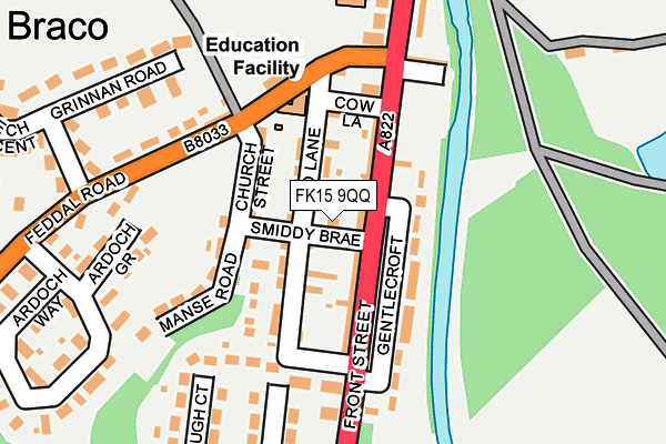 FK15 9QQ map - OS OpenMap – Local (Ordnance Survey)