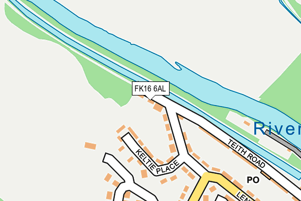 FK16 6AL map - OS OpenMap – Local (Ordnance Survey)