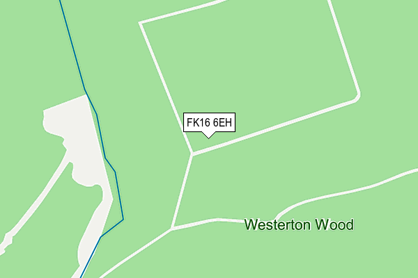 FK16 6EH map - OS OpenMap – Local (Ordnance Survey)