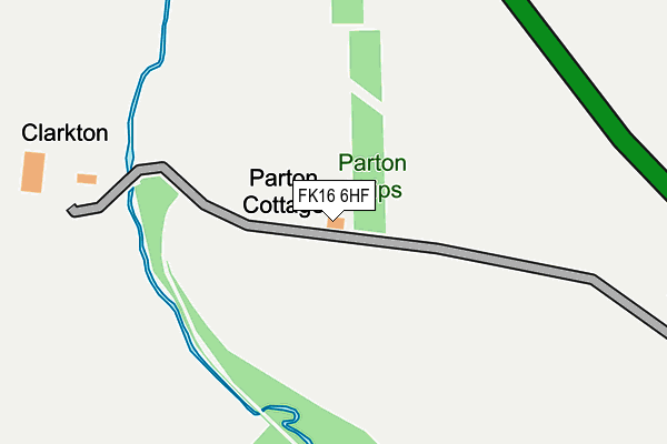 FK16 6HF map - OS OpenMap – Local (Ordnance Survey)