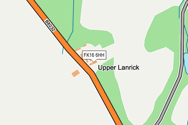 FK16 6HH map - OS OpenMap – Local (Ordnance Survey)