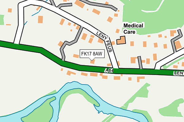 Map of BARR FARMS LIMITED at local scale