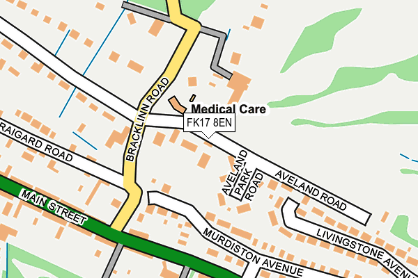 FK17 8EN map - OS OpenMap – Local (Ordnance Survey)