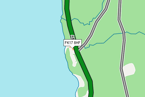 FK17 8HF map - OS OpenMap – Local (Ordnance Survey)