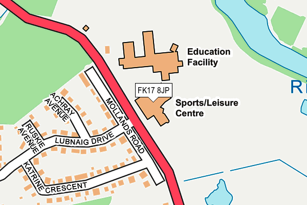 Map of MCLAREN COMMUNITY LEISURE CENTRE (TRADING) LIMITED at local scale