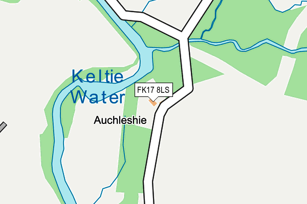 FK17 8LS map - OS OpenMap – Local (Ordnance Survey)