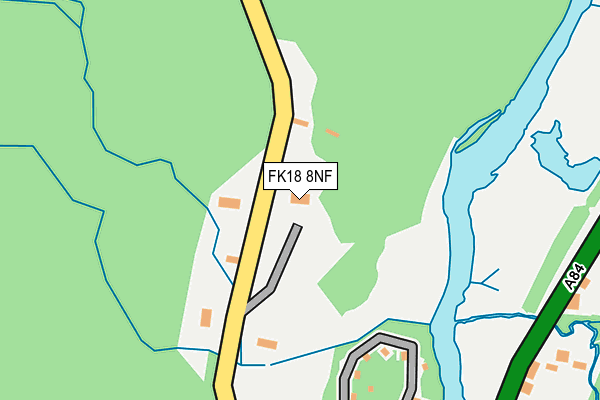 FK18 8NF map - OS OpenMap – Local (Ordnance Survey)