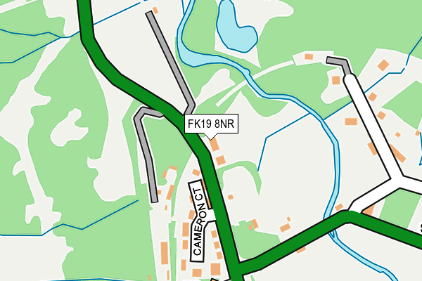 FK19 8NR map - OS OpenMap – Local (Ordnance Survey)