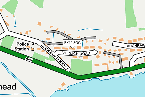 FK19 8QG map - OS OpenMap – Local (Ordnance Survey)