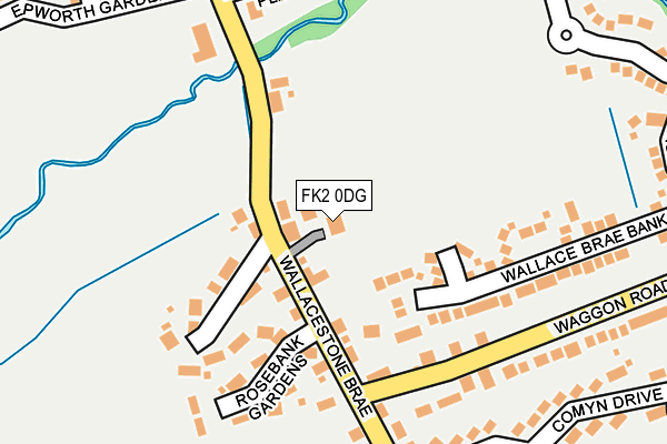 FK2 0DG map - OS OpenMap – Local (Ordnance Survey)