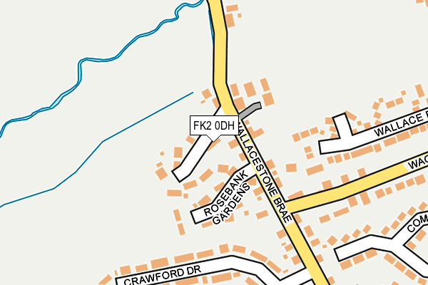 FK2 0DH map - OS OpenMap – Local (Ordnance Survey)