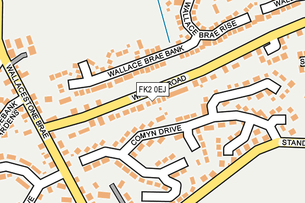 FK2 0EJ map - OS OpenMap – Local (Ordnance Survey)