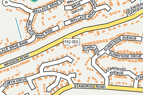 FK2 0EQ map - OS OpenMap – Local (Ordnance Survey)