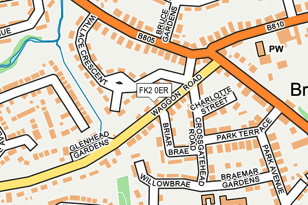 FK2 0ER map - OS OpenMap – Local (Ordnance Survey)