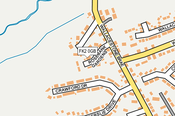 FK2 0GB map - OS OpenMap – Local (Ordnance Survey)