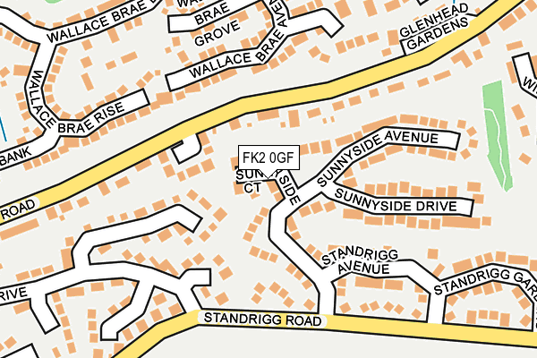 FK2 0GF map - OS OpenMap – Local (Ordnance Survey)