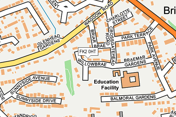 FK2 0HT map - OS OpenMap – Local (Ordnance Survey)