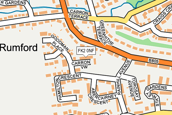 FK2 0NF map - OS OpenMap – Local (Ordnance Survey)