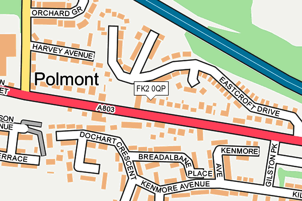 Map of POLMONTECH LTD at local scale