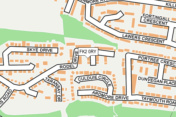 FK2 0RY map - OS OpenMap – Local (Ordnance Survey)