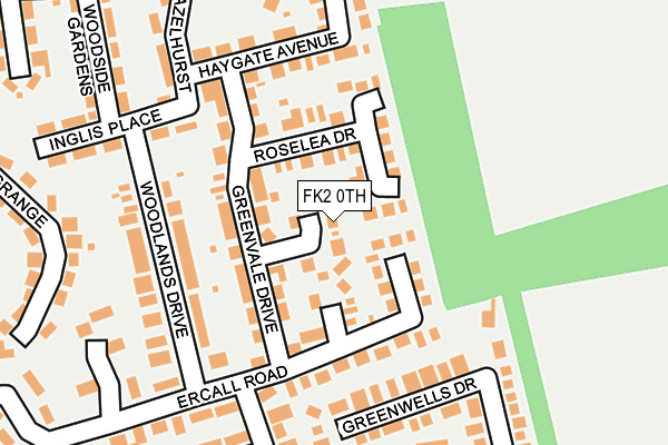 FK2 0TH map - OS OpenMap – Local (Ordnance Survey)