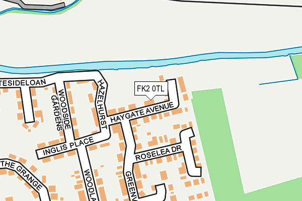 FK2 0TL map - OS OpenMap – Local (Ordnance Survey)