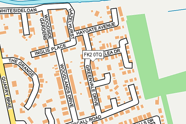 FK2 0TQ map - OS OpenMap – Local (Ordnance Survey)