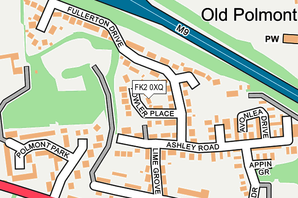 FK2 0XQ map - OS OpenMap – Local (Ordnance Survey)