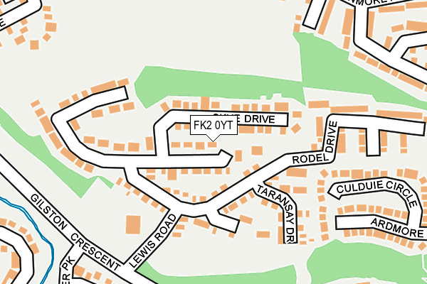 FK2 0YT map - OS OpenMap – Local (Ordnance Survey)