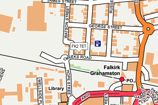 FK2 7ET map - OS OpenMap – Local (Ordnance Survey)