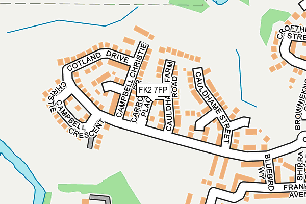 FK2 7FP map - OS OpenMap – Local (Ordnance Survey)