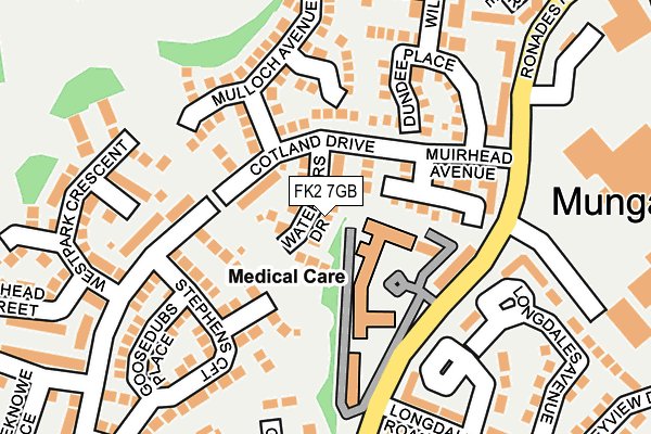 FK2 7GB map - OS OpenMap – Local (Ordnance Survey)