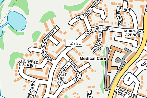 FK2 7GE map - OS OpenMap – Local (Ordnance Survey)