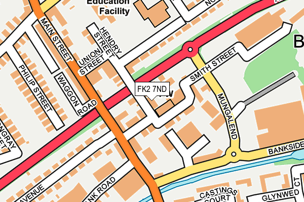 FK2 7ND map - OS OpenMap – Local (Ordnance Survey)