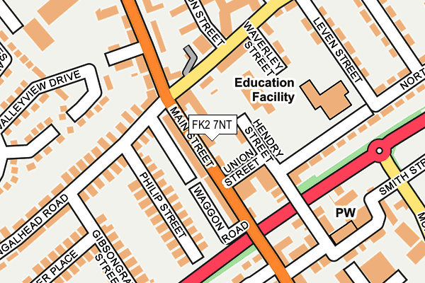 FK2 7NT map - OS OpenMap – Local (Ordnance Survey)
