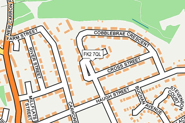 FK2 7QL map - OS OpenMap – Local (Ordnance Survey)