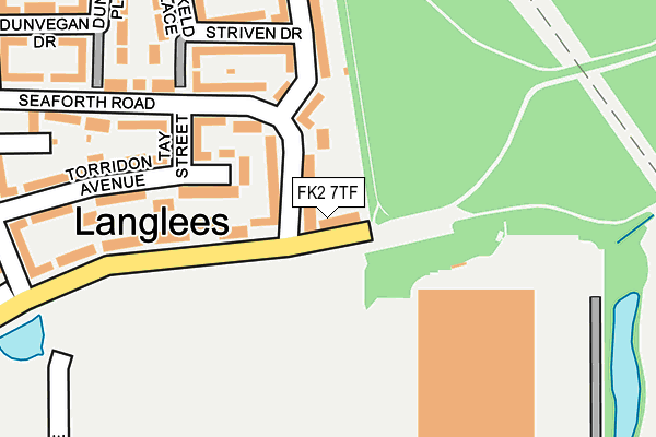 FK2 7TF map - OS OpenMap – Local (Ordnance Survey)