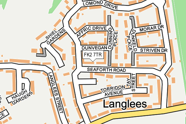 FK2 7TR map - OS OpenMap – Local (Ordnance Survey)