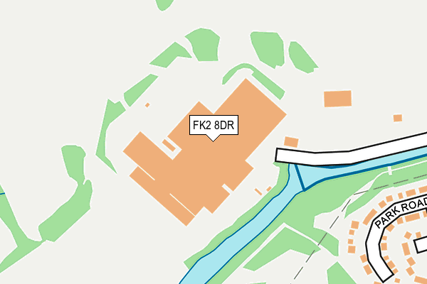 FK2 8DR map - OS OpenMap – Local (Ordnance Survey)