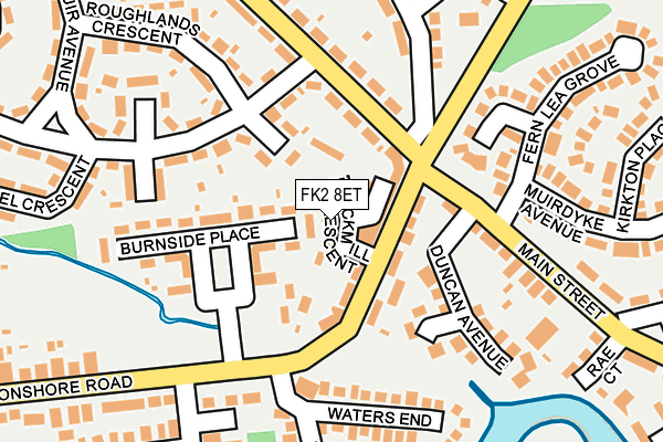 FK2 8ET map - OS OpenMap – Local (Ordnance Survey)